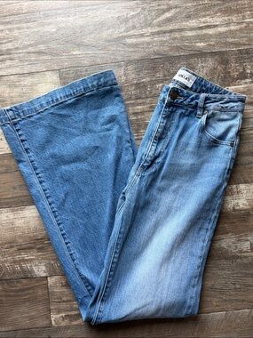 Vintage Inspired ROLLA'S Boho Western Skater High Rise Flare Jeans Size 26